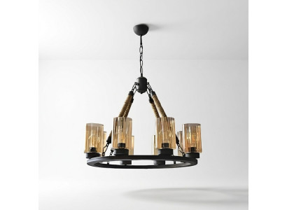 Deckenlampe Moderne Hängelampe neu Lüster Lampe Leuchte Schwarz