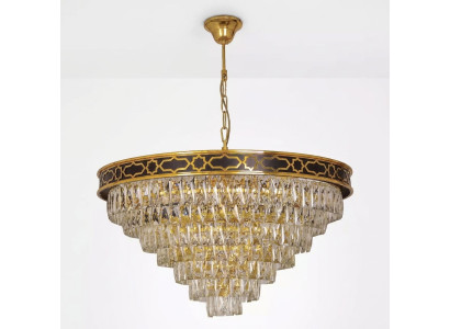 Deckenlampe Kronleuchter Runde Leuchte Lampe Gold Deckenleuchte Lampen