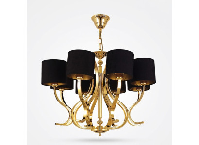 Deckenlampe Wohnzimmer Deckenleuchte Leuchte mit schwarzen Schirmen Lampe