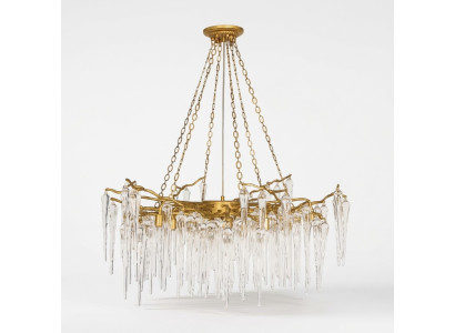 Deckenlampe Wohnzimmer Deckenleuchte Kristallleuchte Lampe Leuchte Stil gold