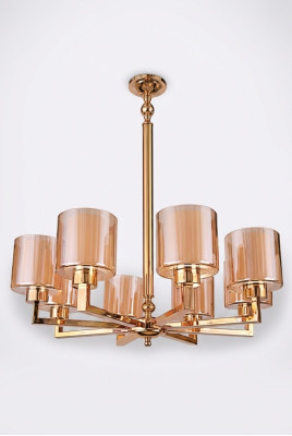 Kronleuchter Stil Moderne Deckenleuchte schön Lampe Gold neu Luxus