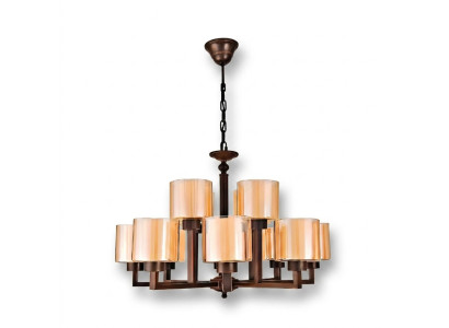 Deckenlampe Goldfarben Wunderschöner Decken Luster Glas Wohnzimmer