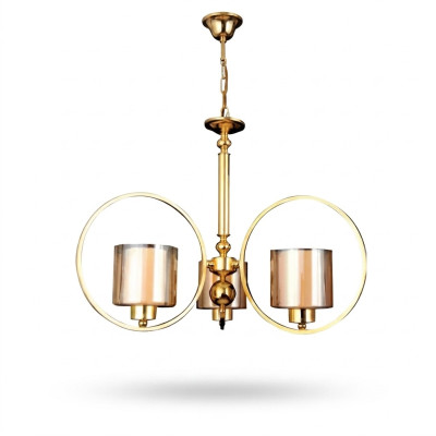 Deckenlampe Hängeleuchte Pendelleuchte Gold Wohnzimmer Stil Moderner