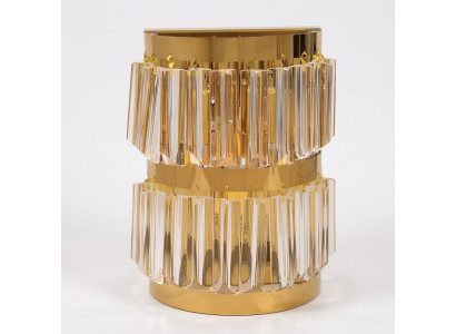 Wandleuchter Design Wand Lampe Crystal Muster Leuchte Wohnzimmer