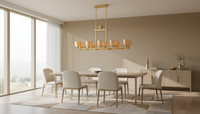 Goldenfarben Kronleuchter Deckenlampe Pendelleuchte Lüster