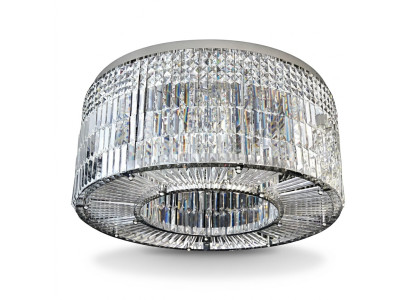 Kronleuchter Modern Designer 16 Licht Anhänger Chrome Wohnzimmer Kristall