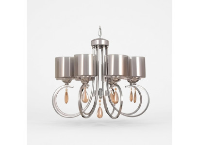 Deckenlampe schön Glas Leuchten Lampen Lampen Wohnzimmer Luster Luxus Silber