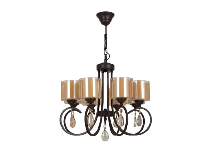 Deckenlampe Wohnzimmer Hängelampe Deckenleuchte Glas Luster Luxus 66x70