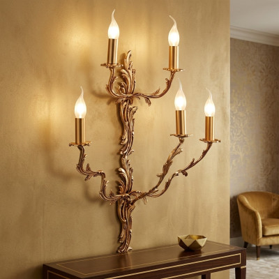 Wandlampe Wand Leuchten Lampen Wohnzimmer Schlafzimmer Luxus gold