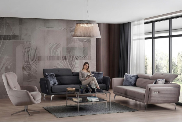 2-sitzer verstellbares weiches Sofa im modernen Stil für Ihr Zuhause