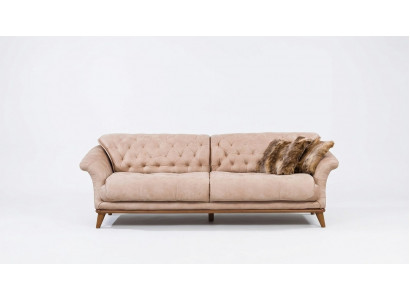 Sofa Couch Möbel Sofagarnitur Set Sitzgruppe 3+3+1 Couchen Sofas Stoff Textil