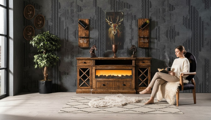 Anrichte Buffet Schrank Esszimmer Anrichten Sideboard Holzkommode Kommoden