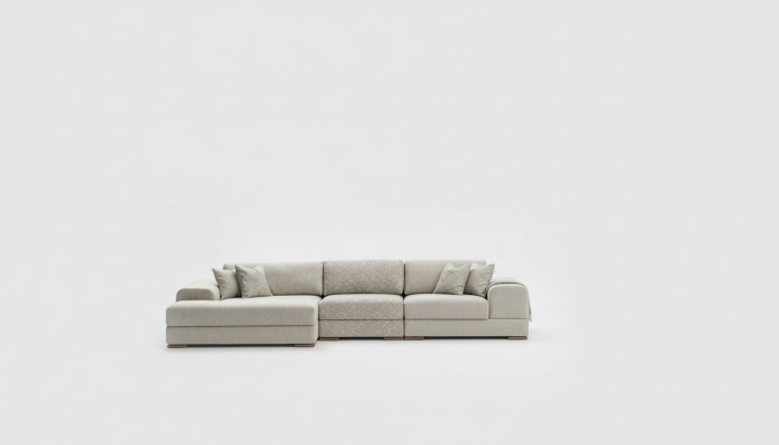 Ecksofa L Form Wohnlandschaft Luxus Grau Sofa Couch Modern Möbel
