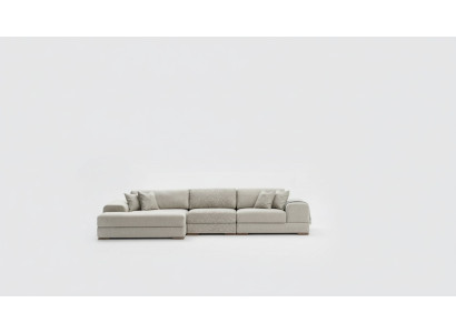 Ecksofa L Form Wohnlandschaft Luxus Grau Sofa Couch Modern Möbel