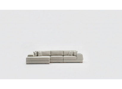 Ecksofa L Form Wohnlandschaft Luxus Grau Sofa Couch Modern Möbel