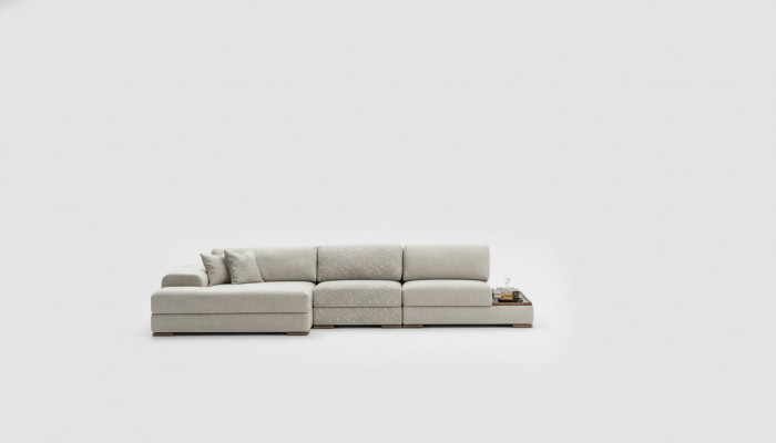 Ecksofa Sofa Couch L Form Luxus Wohnzimmer Modern Design Möbel Textil