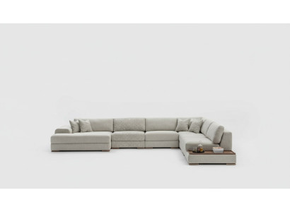 Sofa Couch Wohnzimmer Ecksofa Modern Design Möbel U-Form Stoffsofa