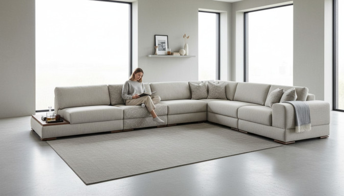 Ecksofa Polstersofa Luxus Wohnzimmer Sofa Couch Modern Möbel Neu