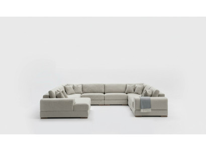 Sofa Couch Design Luxus Wohnzimmer Ecksofa Möbel U Form Wohnlandschaft