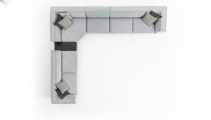 Sofa L Form Couch Polster Wohnzimmer Modern Design Ecksofa Textil Sofas