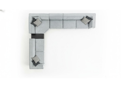 Sofa L Form Couch Polster Wohnzimmer Modern Design Ecksofa Textil Sofas