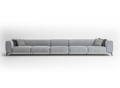 Italienische Möbel big Sofa Couch 8 Sitzer Italienische xxl Couchen Sofas Textil