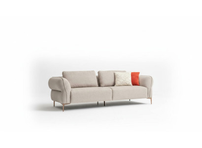 Sofa Beige Wohnzimmer Sofas Couch Design Modern Stil Couchen