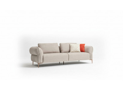 Sofa Beige Wohnzimmer Sofas Couch Design Modern Stil Couchen