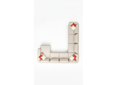 Ecksofa U-Form Wohnzimmer Sofa Couch Polstersofa Modern Wohnlandschaft