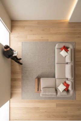 Ecksofa Couch L-Form Modern Design Sofa Wohnzimmer Möbel Neu