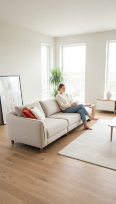 Sofa 3 Sitzer Beige Modern Design Luxus Wohnzimmer Couch Möbel