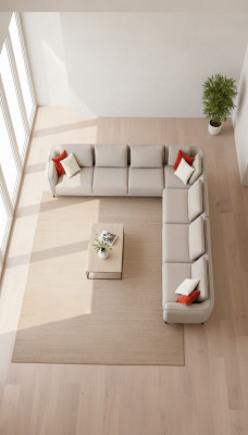Ecksofa L-Form Wohnzimmer Luxus Sofa Couch Polster 402x402 Stoffsofa