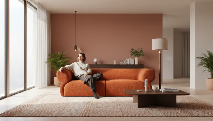 Modern Sofa 3 Sitzer Luxus Möbel Wohnzimmer 250cm Design Polstersofa Neu