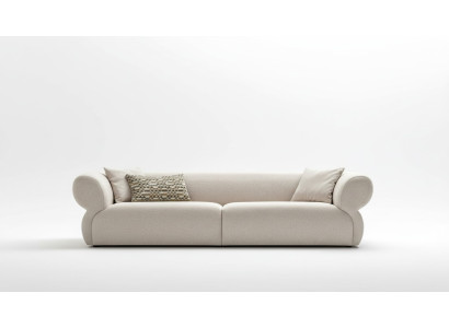 Modern Sofa 3 Sitzer Beige Dreisitzer big 250cm Sofas Couch Luxus Möbel Neu