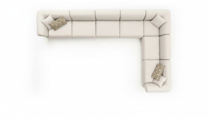 Ecksofa Eckgarnitur Stil Eckcouch Polster Sofas L-Form Couch 495x315cm