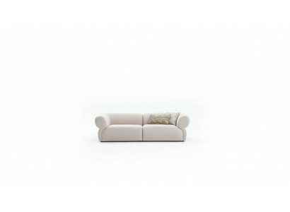 Sofa Couch Polster Möbel Dreisitzer 3 Sitzer Modern Design Couch Beige