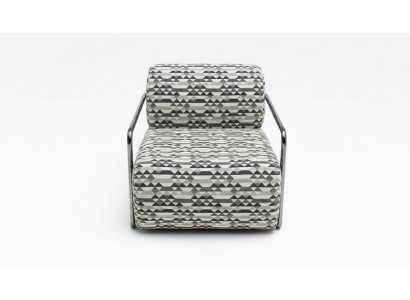 Designer Sessel Moderner 1-Sitzer Wohnzimmer Luxus Polster Textil Möbel