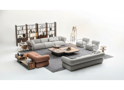 Große Sofagarnitur Wohnzimmer Couch Fünfsitzer Wohnlandschaft Sessel 5tlg