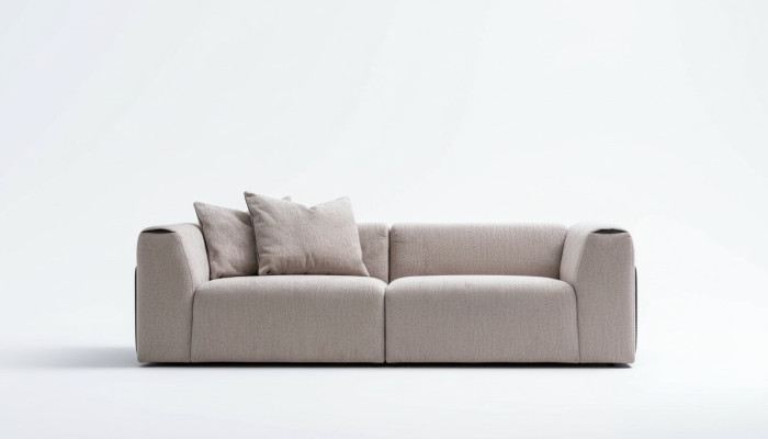 Modernes Sofa Luxus Textil Wohnzimmer Polstersofa Couch 3 Sitzer Design
