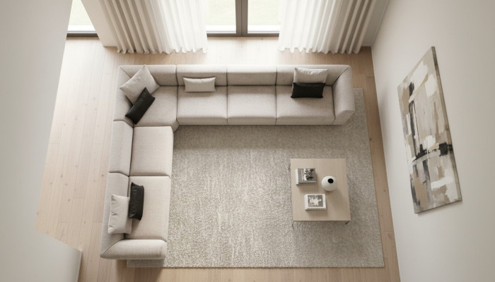 Ecksofa Sofa U-Form Polstersofa Wohnzimmer Design Designer Sitzlandschaft