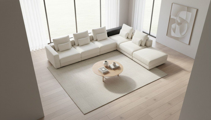 Ecksofa Set L-Form Sofa Couch Design Polstersofa Modulares Sofasystem
