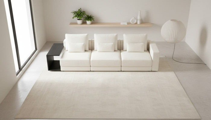 Weißes Wohnzimmer Sofa Luxus Viersitzer Polstermöbel Moderne Stilmöbel
