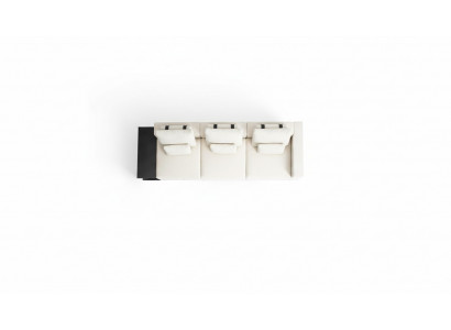Weißes Wohnzimmer Sofa Luxus Viersitzer Polstermöbel Moderne Stilmöbel