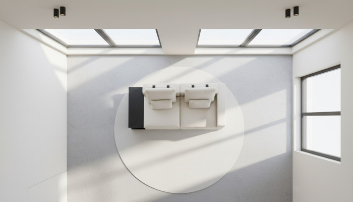 Weißer Luxus Dreisitzer Polstersofa Wohnzimmereinrichtung Textilsofas