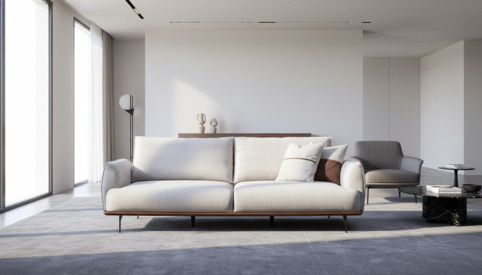 Luxus Designer Dreisitzer Textilmöbel Wohnzimmer Polstersofas Neu