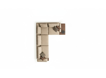 L-Form Sofa mit Ablageflächen Wohnzimmermöbel Couch Sofas Polstermöbel
