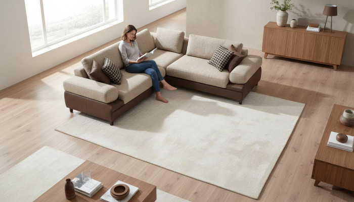 Modernes Ecksofa L-Form Wohnzimmermöbel Eckcouch Sofas Textil Möbel Neu