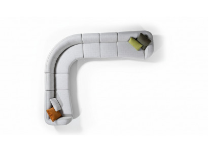 Polster Möbel Textil L-Form Sofa Wohnzimmerecke Relax itzgruppe Couch