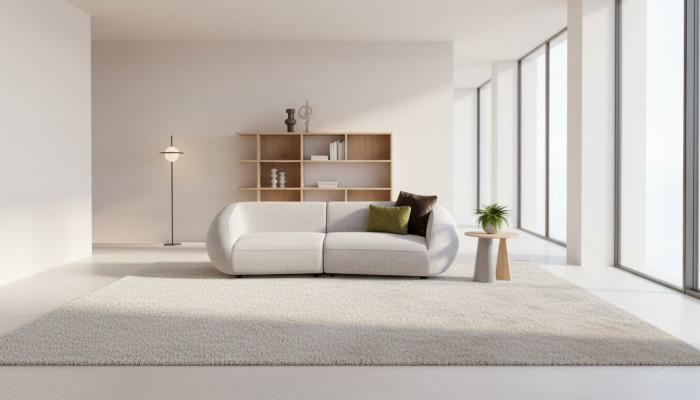 Graues Wohnzimmer Polster Sofa Moderne Textil Couchen Luxus Möbel Couch