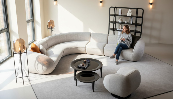 Graue Ecksofagarnitur Wohnzimmer Polstersofa Luxus Ecksofagruppe Sofa
